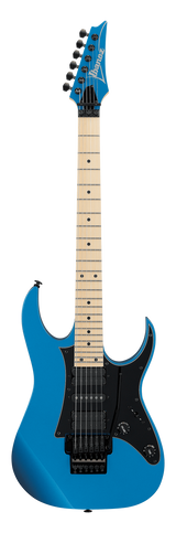 Full frontal of Ibanez RG550 Genesis Collection Electric Blue.