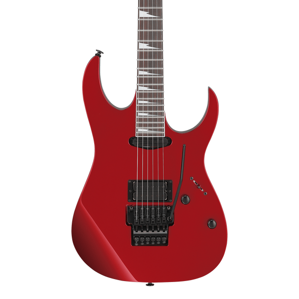 Front of Ibanez RG565RCA Candy Apple Red.