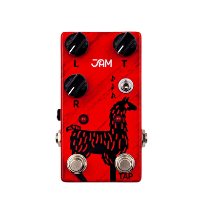 Top down of JAM Pedals Delay Llama mk.3.