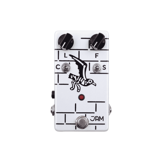 Top down of JAM Pedals Seagull.