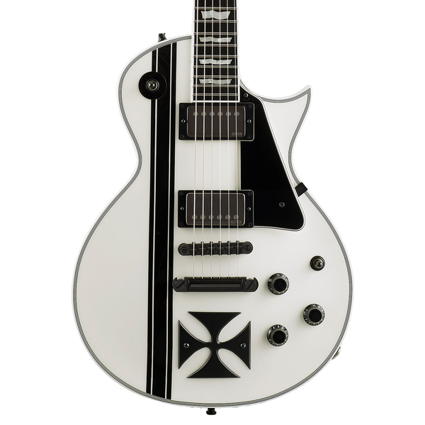 ESP Custom Shop  James Hetfield  Signature Series Iron Cross Snow White w/case