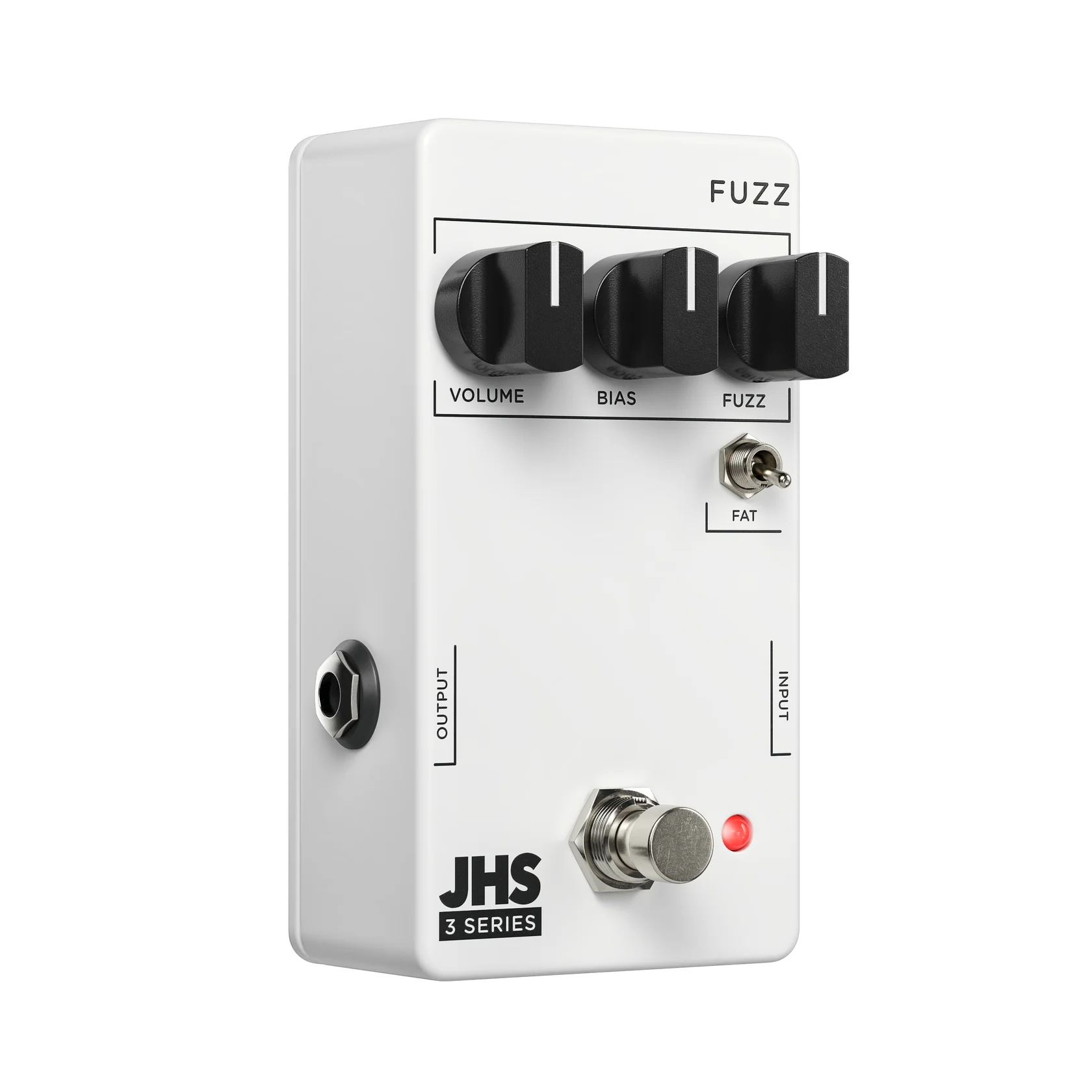 Left angle of JHS Pedals 3 Series Fuzz.