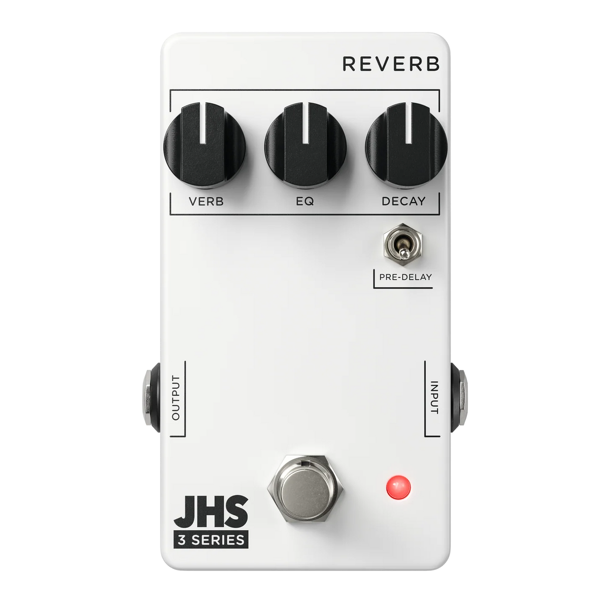 Top down of JHS Pedals 3 Series Reverb.