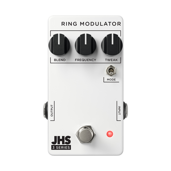 Top down of JHS Pedals 3 Series Ring Modulator Pedal.