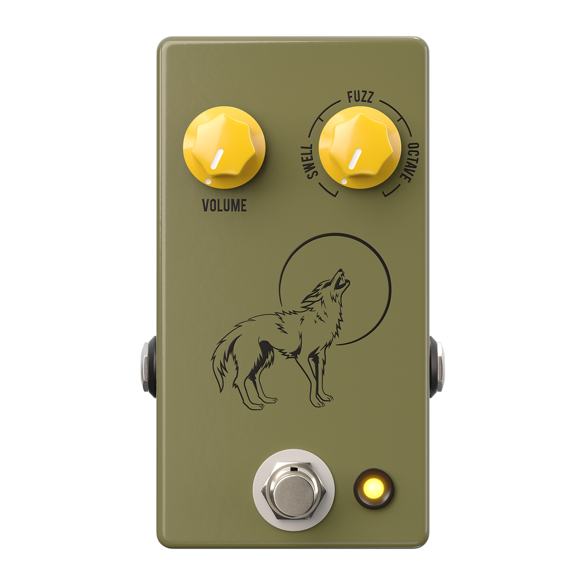 Top down of JHS Pedals Coyote Fuzz.