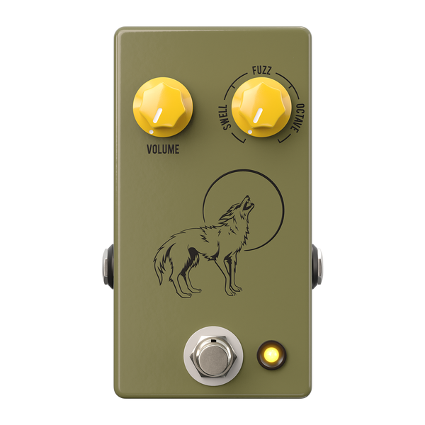 Top down of JHS Pedals Coyote Fuzz.