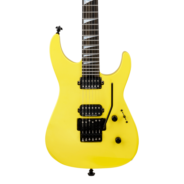 Front of Jackson American Series Soloist SL2 DX Ebony Lemon Ice.