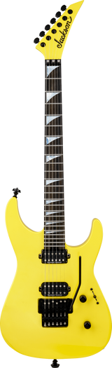 Full frontal of Jackson American Series Soloist SL2 DX Ebony Lemon Ice.