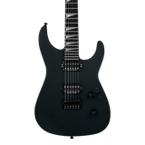 Front of Jackson American Series Soloist SL2 DX HT Ebony Satin Black.
