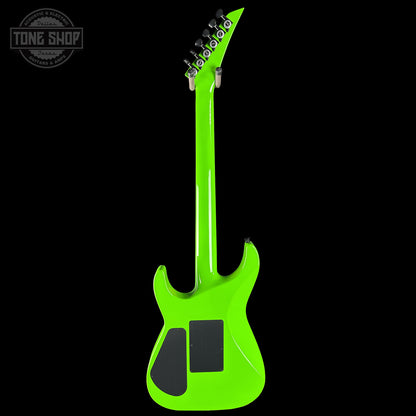 Back of Jackson Custom Shop TSG Illuminati SL2H FR  Kawasabi Green.