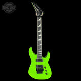 Full frontal of Jackson Custom Shop TSG Illuminati SL2H FR  Kawasabi Green.
