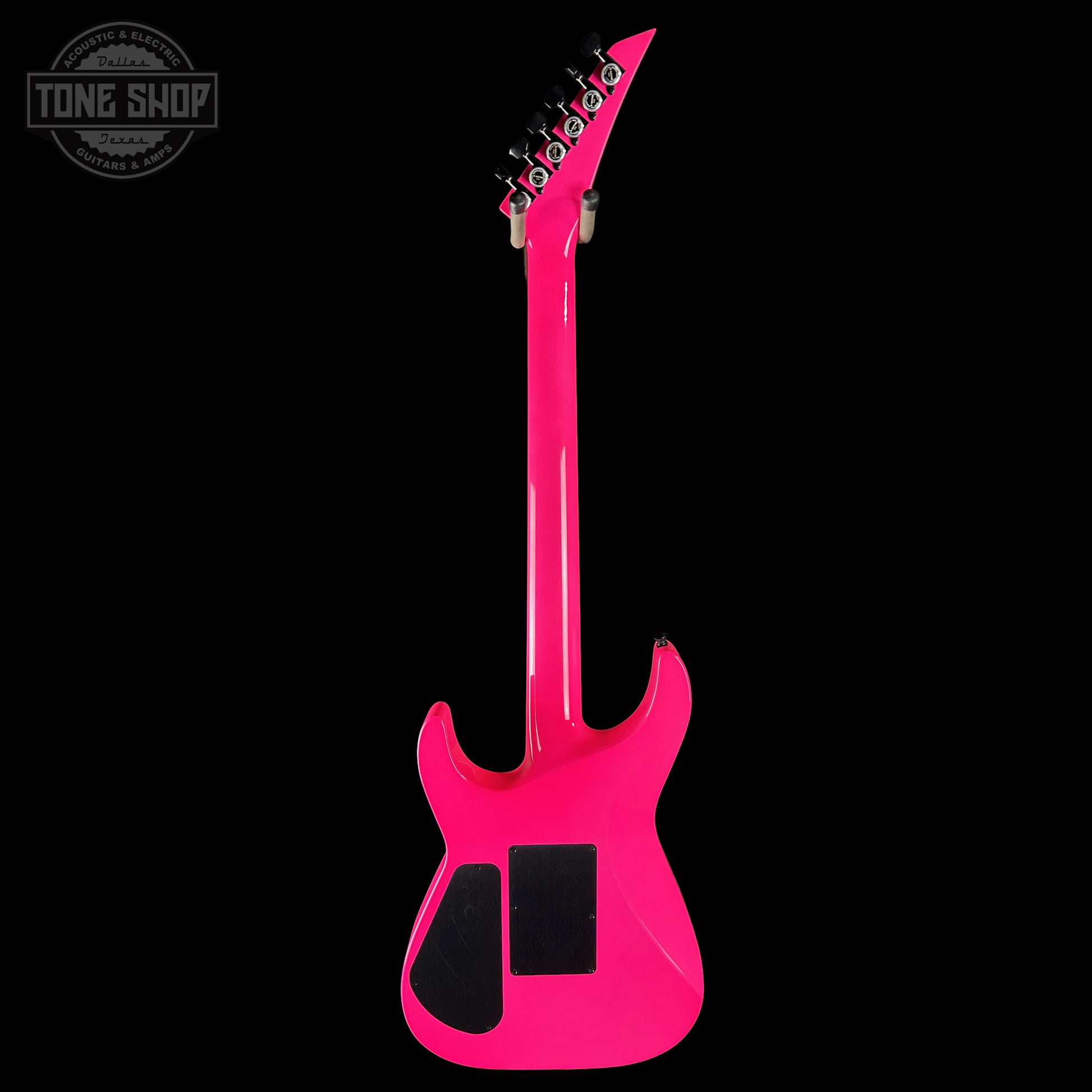 Back of Jackson Custom Shop TSG Illuminati SL2H FR  Neon Pink J11328.
