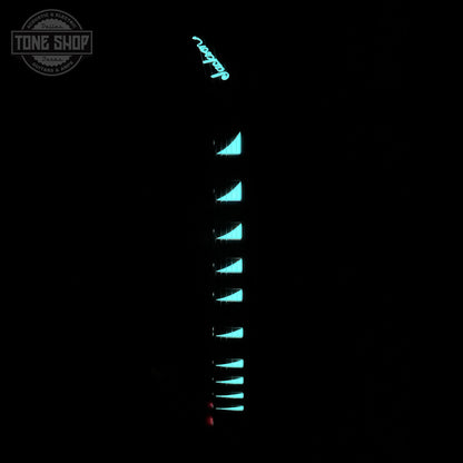 glow in the dark neck of Jackson Custom Shop TSG Illuminati SL2H FR  Neon Pink J11328.