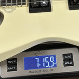 Weight of Jackson Custom Shop TSG Illuminati SL2H FR Vanilla Shake wcase J11274.