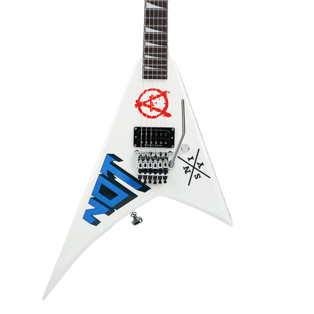 Front of Jackson Limited Edition Legend Series Signature Scott Ian Rhoads RR22 NOT.