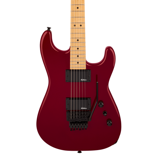 Front of Jackson Pro Origin SD1 HH Candy Apple Red.