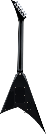 Back of Jackson Pro Plus Pure Metal LE Rhoads RR1A Ebony Gloss Black.