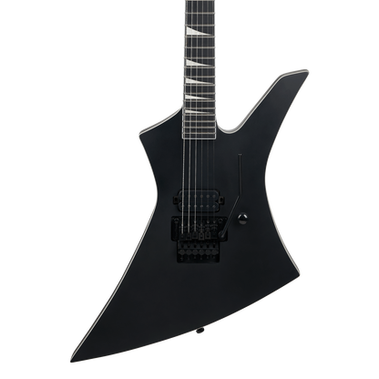 Front of Jackson Pro Plus Pure Metal Limited Edition Kelly KE1A Satin Black.