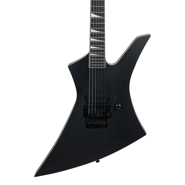 Front of Jackson Pro Plus Pure Metal Limited Edition Kelly KE1A Satin Black.