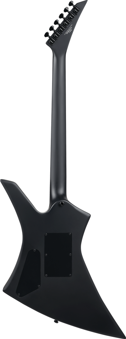 Back of Jackson Pro Plus Pure Metal Limited Edition Kelly KE1A Satin Black.
