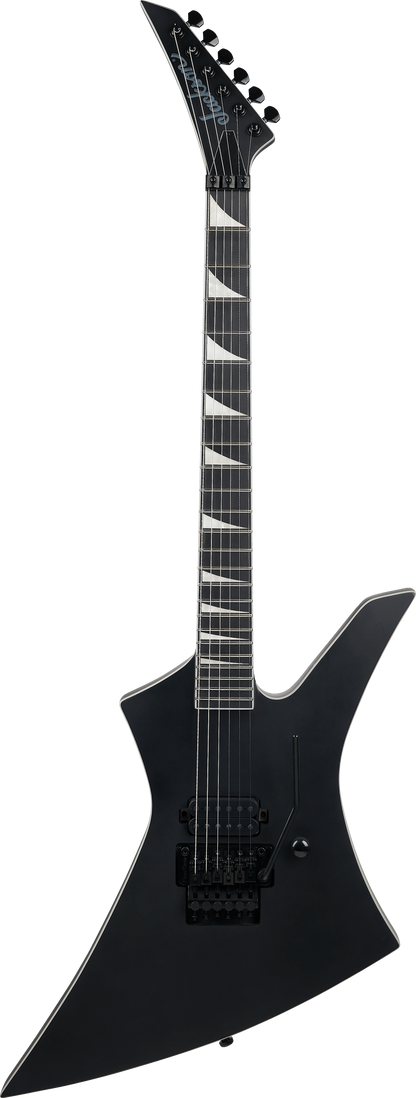Full frontal of Jackson Pro Plus Pure Metal Limited Edition Kelly KE1A Satin Black.
