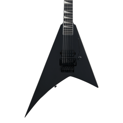 Front of Jackson Pro Plus Pure Metal Limited Edition Rhoads RR1A Satin Black.