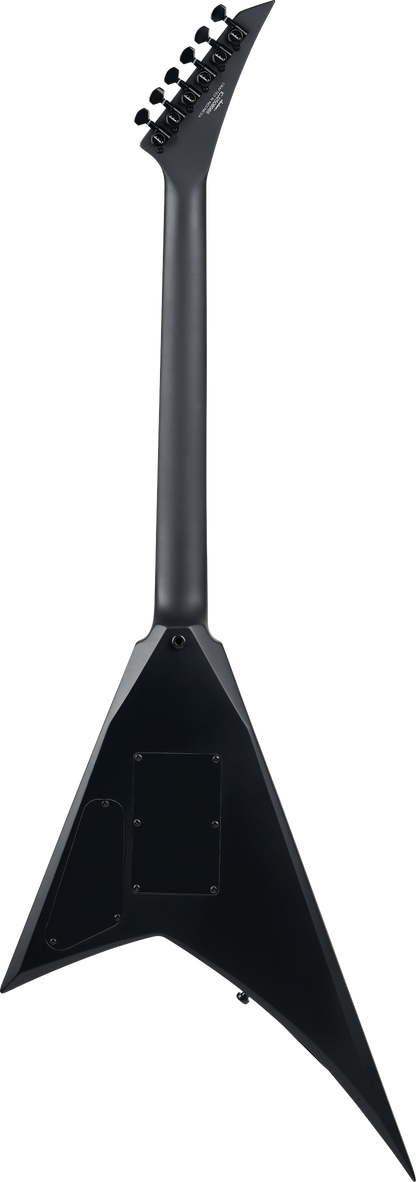 Back of Jackson Pro Plus Pure Metal Limited Edition Rhoads RR1A Satin Black.