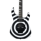 Front of Jackson X Series Soloist SLX DX Graphic Series Bullseye.