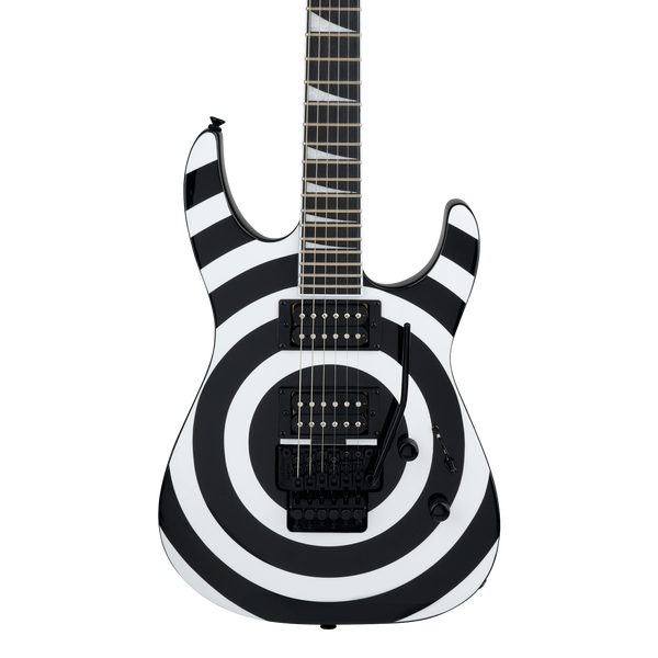 Front of Jackson X Series Soloist SLX DX Graphic Series Bullseye.