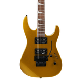 Front of Jackson X Series Soloist SLX DX Gold Bullion.