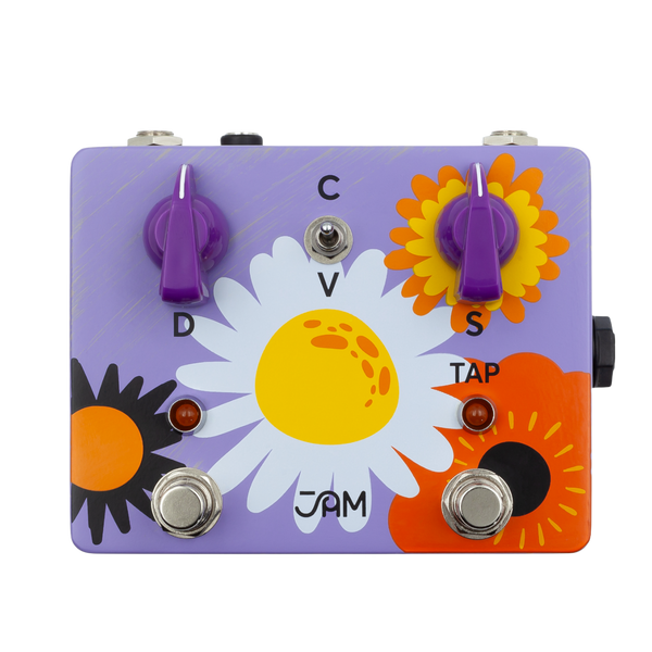 Top down of Jam Pedals Retrovibe MK4.