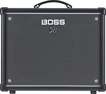 Front of Boss Katana Gen 3 50W 1x12" EX Combo Amp.