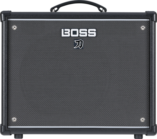 Front of Boss Katana Gen 3 50W 1x12" EX Combo Amp.