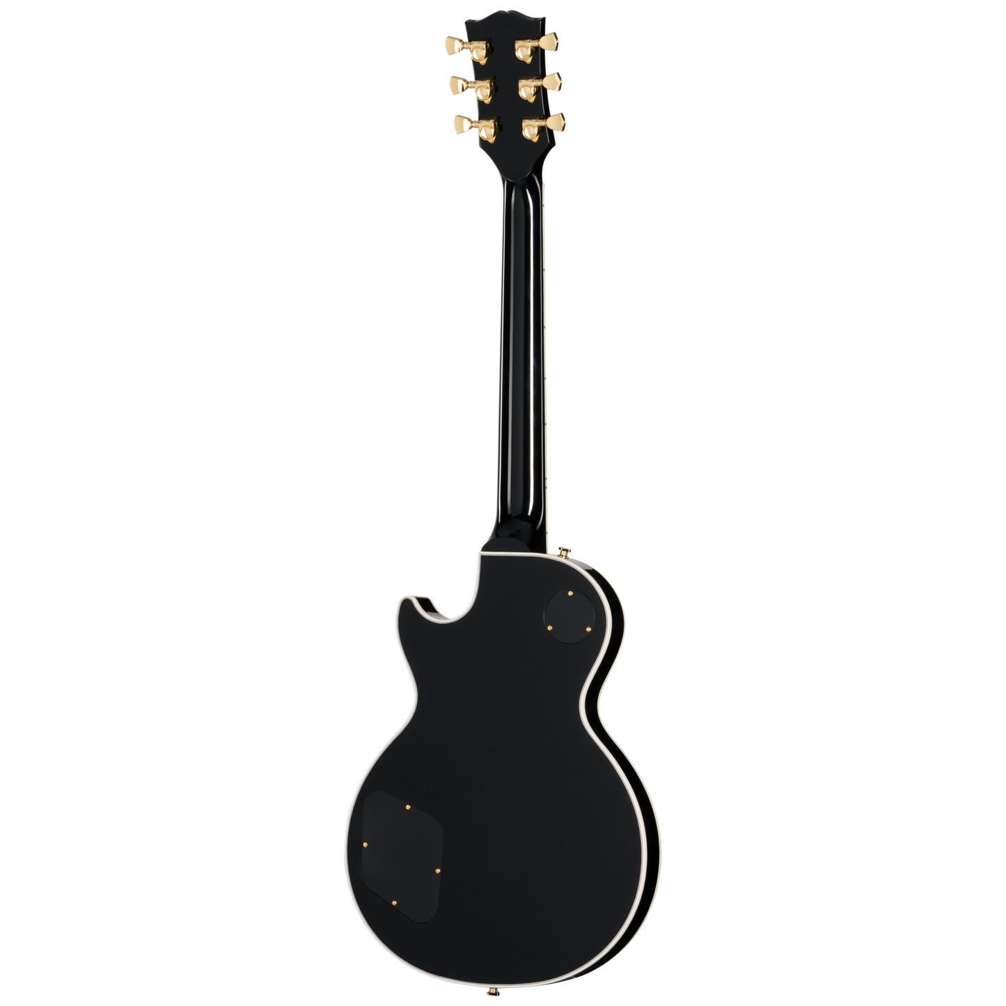 Back of Gibson Les Paul Custom 70s Ebony.