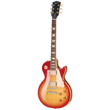 Full frontal of Gibson Les Paul Standard 50s Double Trouble Vintage Cherry Sunburst Gloss.