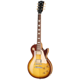 Full frontal of Gibson Les Paul Standard 50s Double Trouble Vintage Tobacco Burst Gloss.