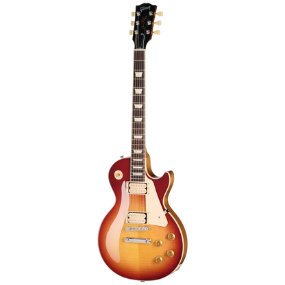 Full frontal of Gibson Les Paul Standard 50s Double Trouble Vintage Bourbon Burst Gloss.