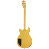 Back of body of Gibson Les Paul Special Double Cutaway TV Yellow.