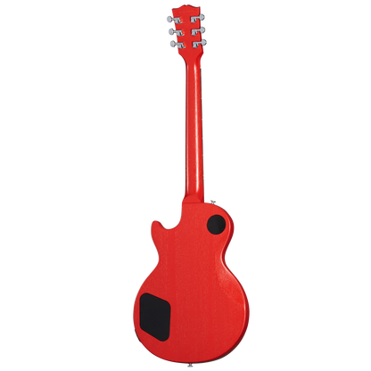 Back shot of Gibson Les Paul Modern Lite Cardinal Red Satin w/case