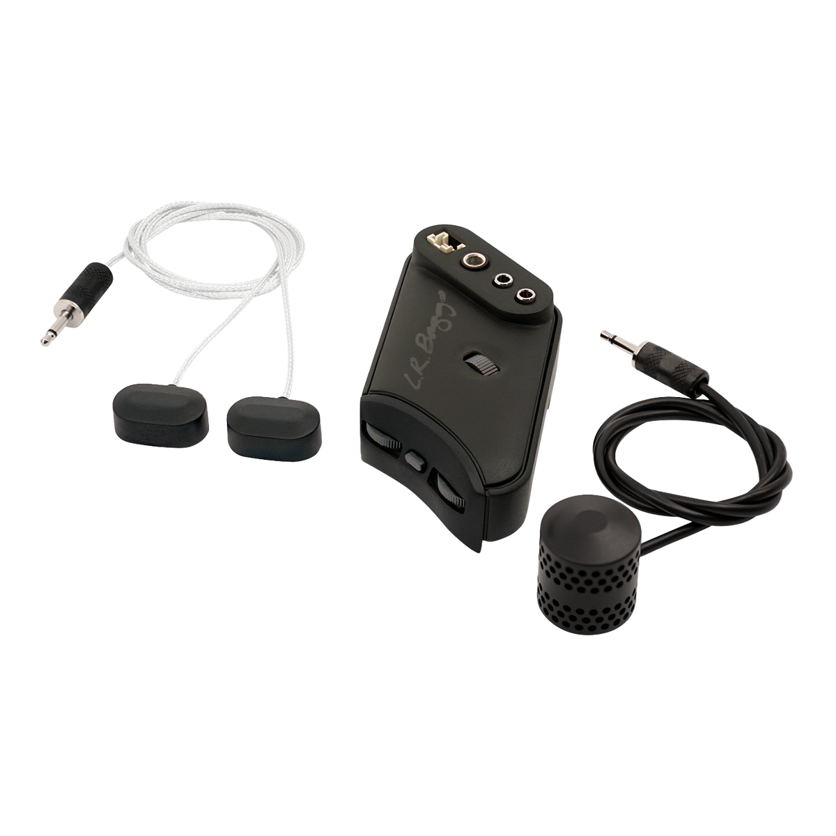 Front of LR Baggs HiFi Duet High-Fidelity Pickup and Microphone Mixing System.