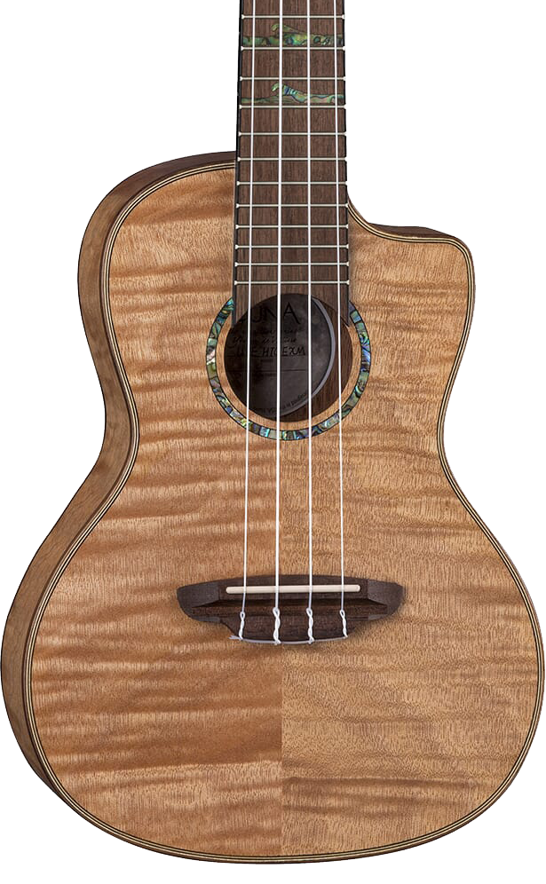 Luna High Tide Exotic Mahogany Concert Uke w/bag