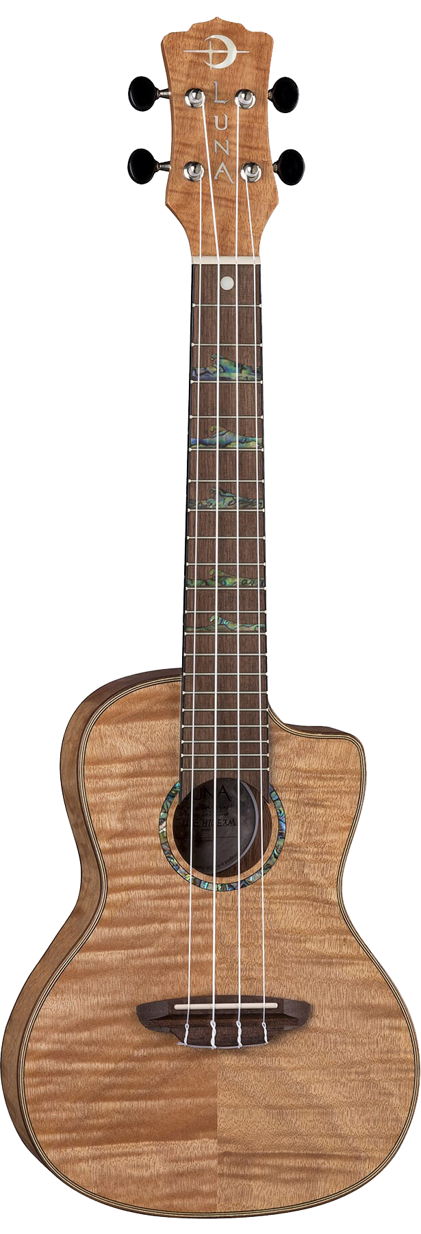 Luna High Tide Exotic Mahogany Concert Uke w/bag