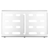 Top down of Mono Pedalboard Medium Silver.