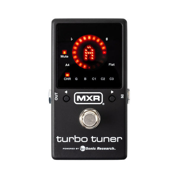Top down of MXR M400 Turbo Tuner.