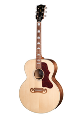 Full front shot of Gibson SJ-200 Studio Walnut Gloss Top Natural w/case