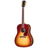 Full frontal of Gibson Acoustic J-45 Standard Rosewood Rosewood Burst LR Baggs Hi-Fi DNA.