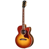 Full frontal of Gibson Acoustic Parlor Rosewood EC Rosewood Burst LR Baggs Hi-Fi DNA.