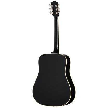 Back of Gibson Hummingbird Standard Purple Burst.