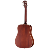 Back of Gibson Hummingbird Special Satin Natural.