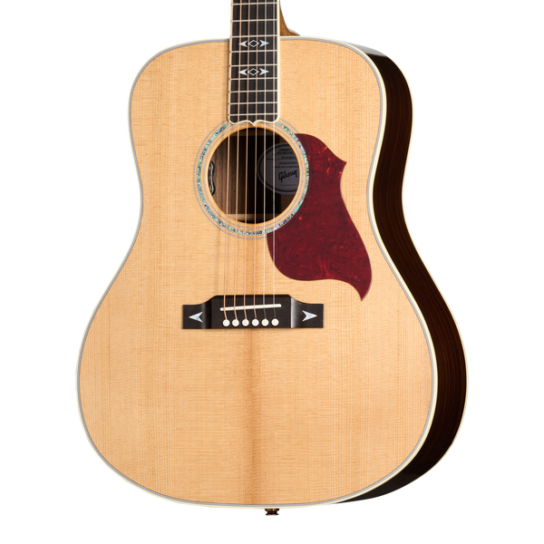 Front of Gibson Acoustic Songwriter Recording Artist Antique Natural LR Baggs Hi-Fi DNA.